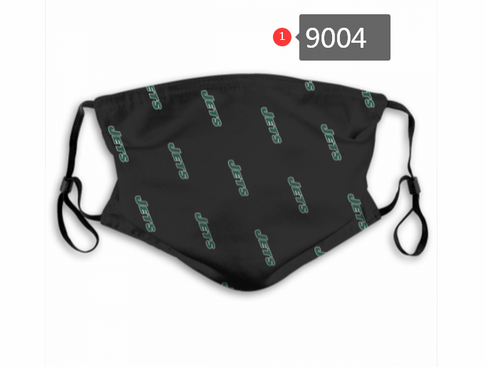 2020 NFL New York Jets  #1 Dust mask with filter->nfl dust mask->Sports Accessory